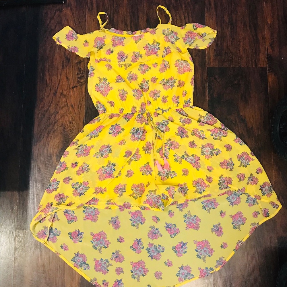 A dress with a built in shorts.